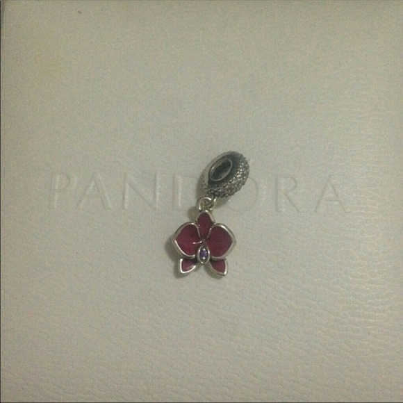 Panodra orchid charm. Ale 925 s - Picture 2 of 2